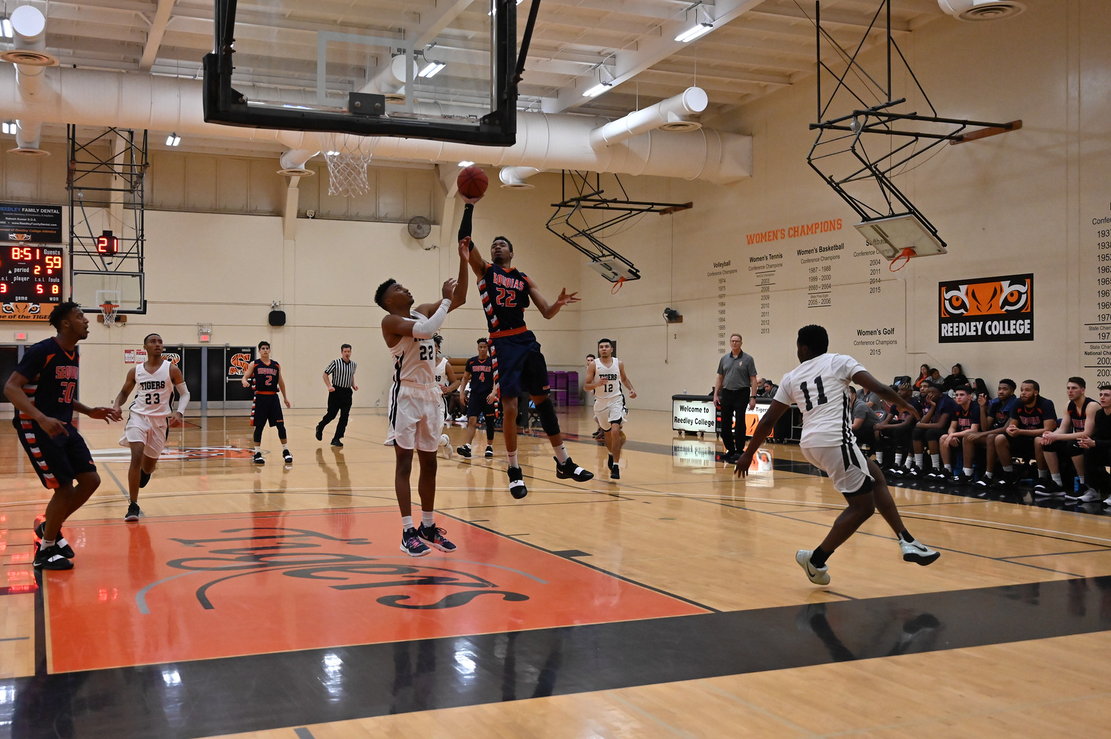 Elihu Cobb scored 10 points off the bench at Reedley.