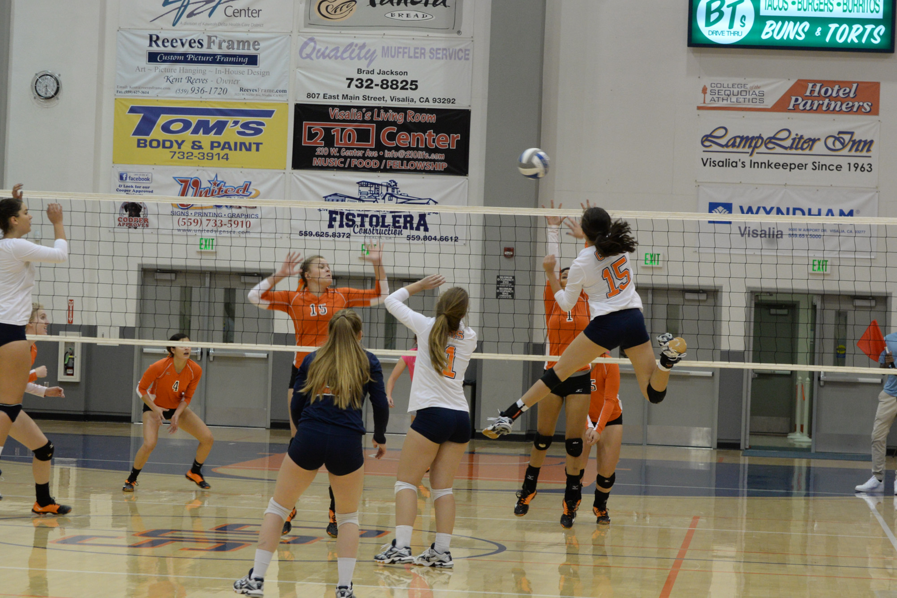 Volleyball's win streak snapped at home