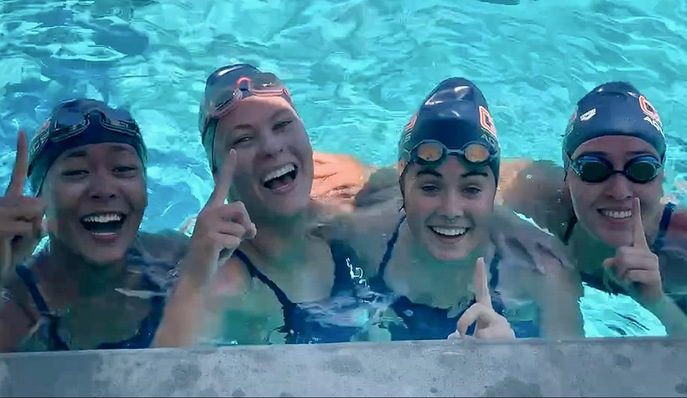 Giants' swimmers set 3 school records during victory over Clovis