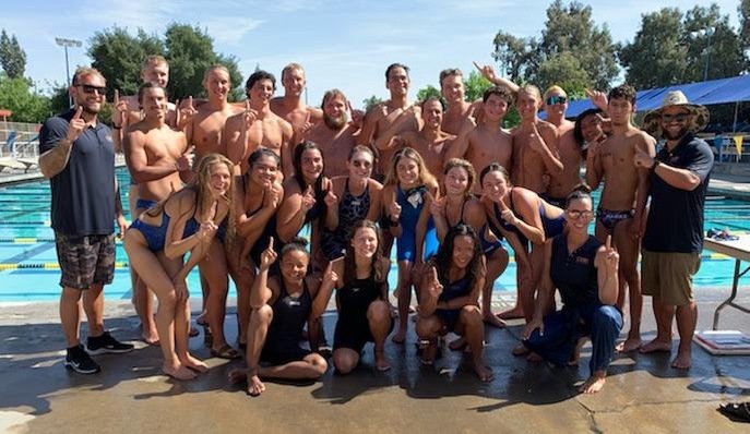 Giants' men, women capture Bay Valley Conference swimming and diving titles