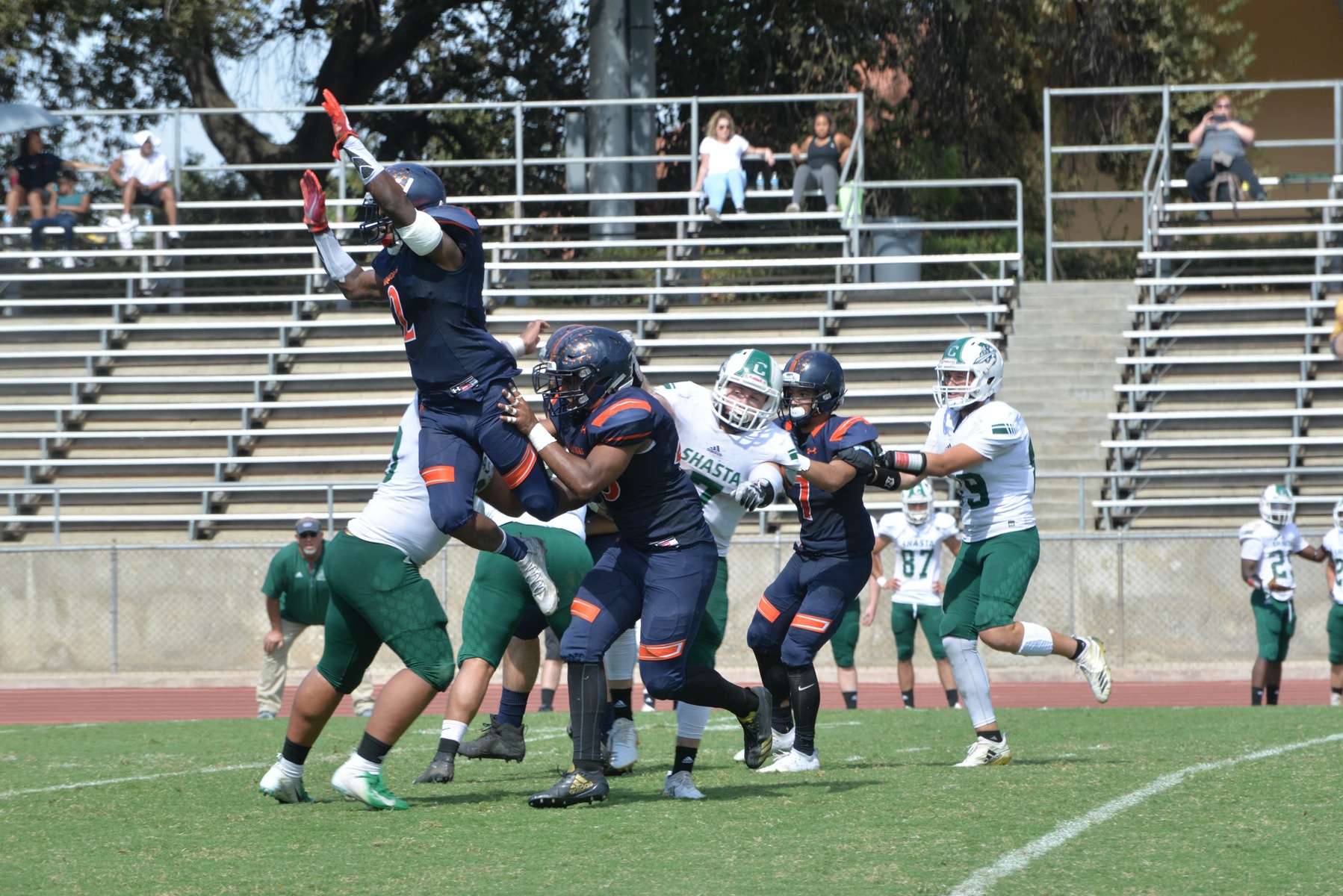 Bobby Peele goes for a blocked pass.