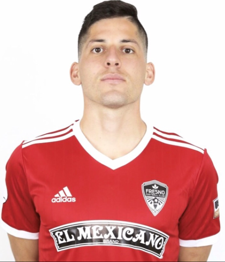 Renato Bustamante pictured as a player with Fresno FC.