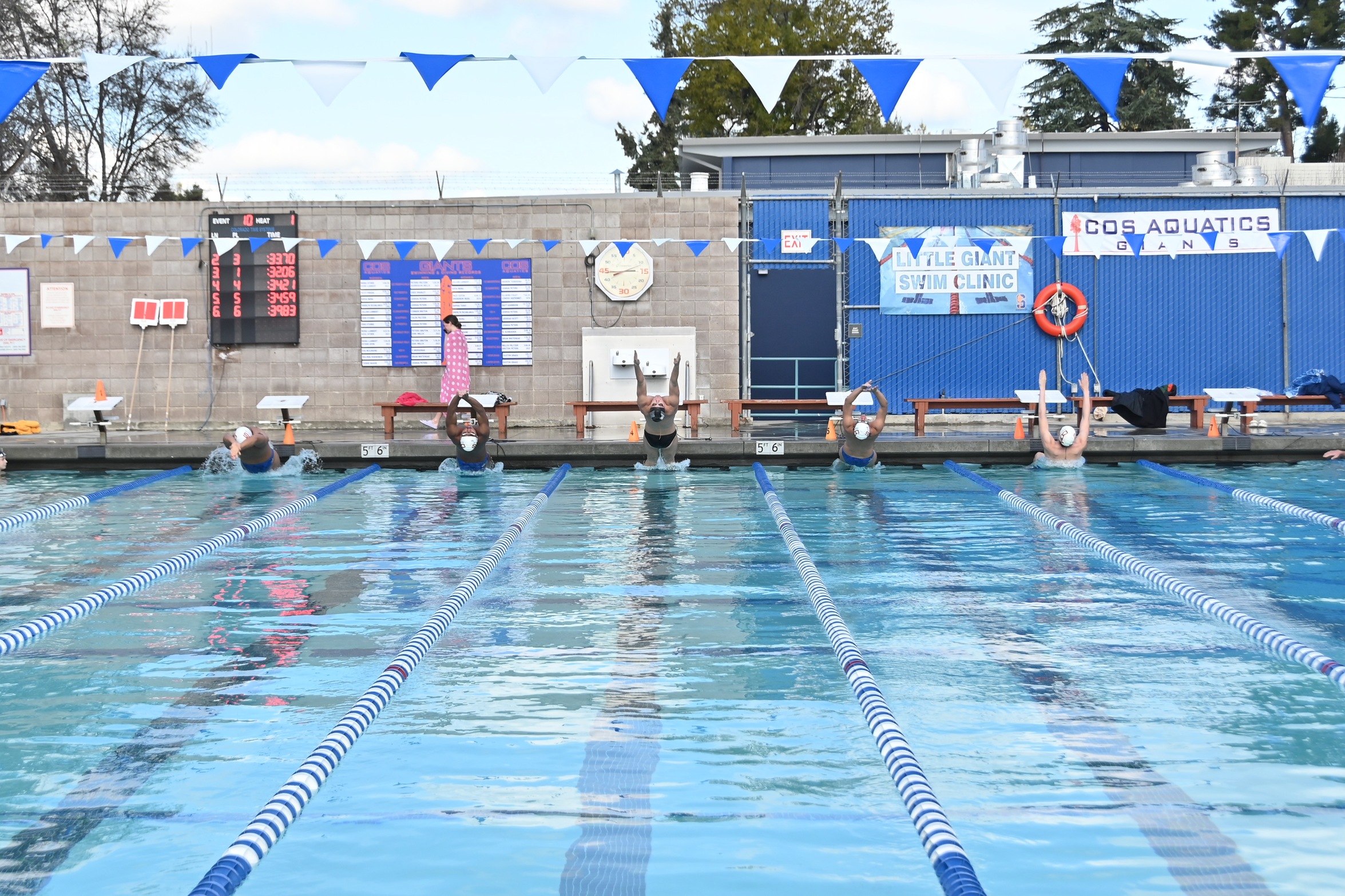 COS Men’s Swimming & Dive was GIANT at the COS Invite