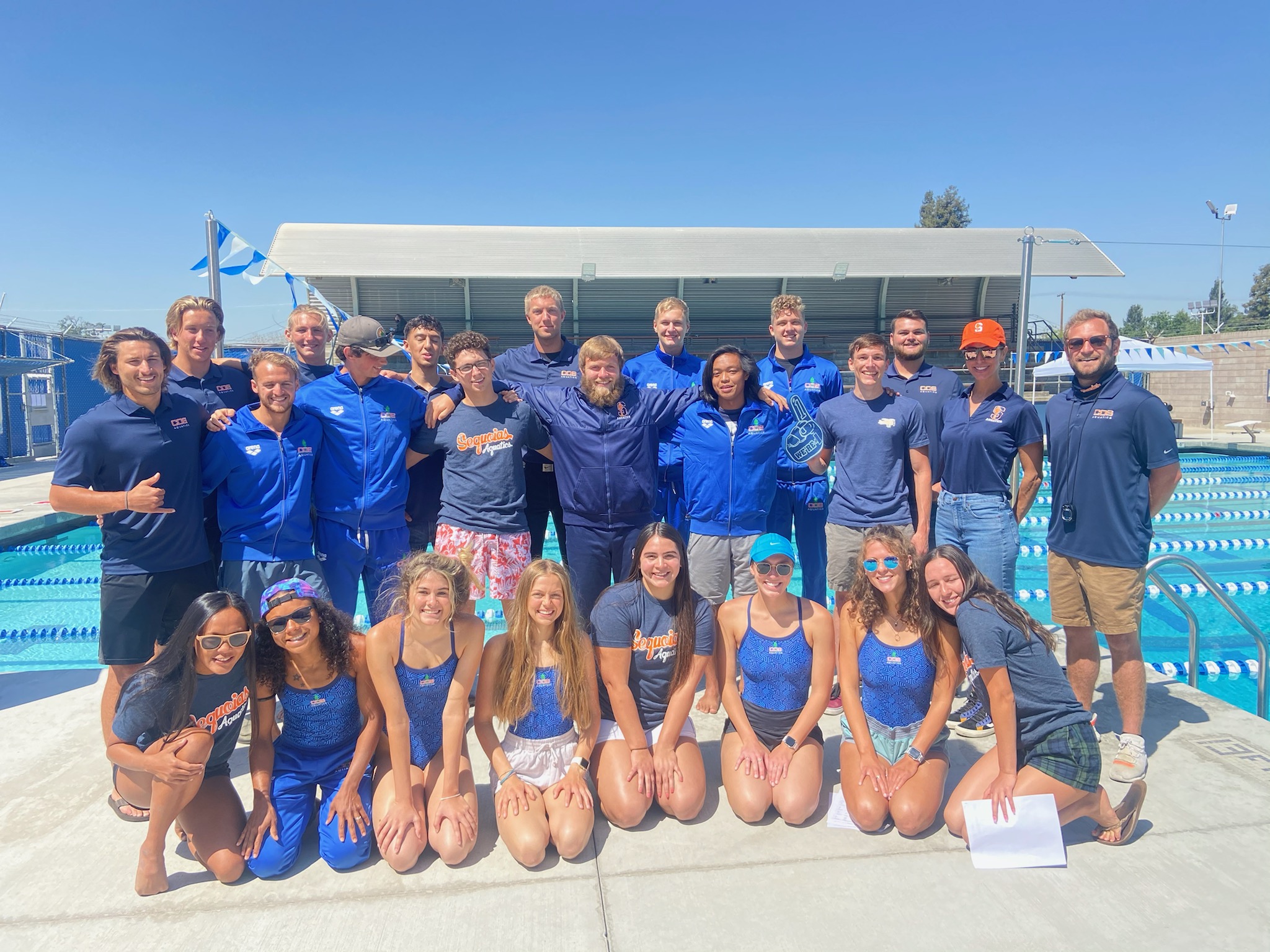 Giants swimming and diving rolls to season-opening victory