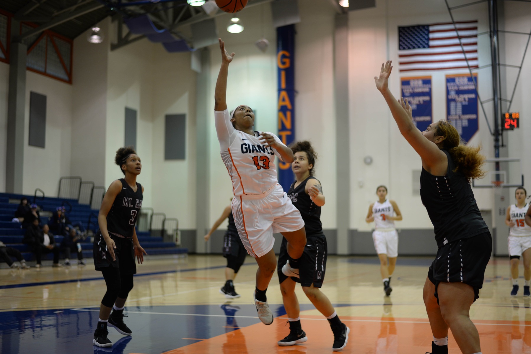 Giants get back on track with win over Lady Blue Devils